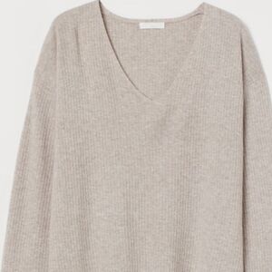 H&M Rib Knit Tunic Sweater XXL